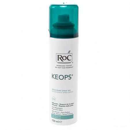 Roc Keops Deo Droge Spr zonder alc zonder parf Nh 150 ml  -  Roc