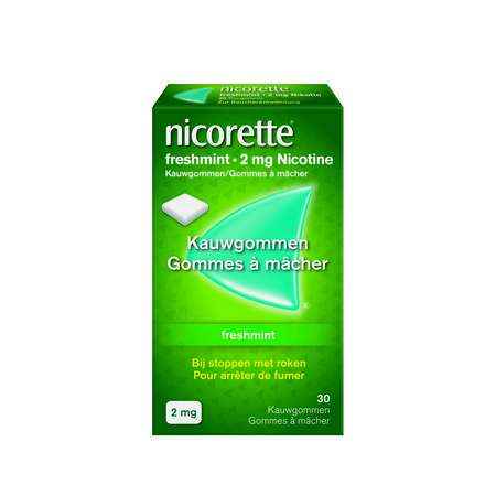 Nicorette Freshmint Kauwgom 30x2 mg