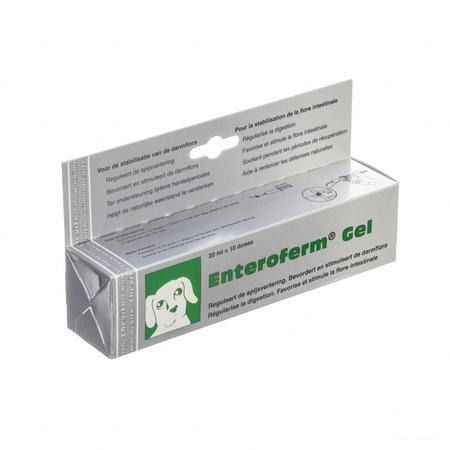Enteroferm Hond/kat Gel Tube 1 X 20 ml  -  Fendigo