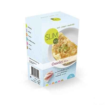 Slimdiet Omelette Jambon Sachets 5x25 gr  -  Slimdiet Bv