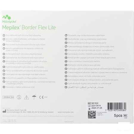 Mepilex Border Lite Verband Ster 15,0x15,0 5 281500  -  Molnlycke Healthcare