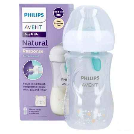 Philips Avent Natural Airfree Zuigfles Beer 260 ml