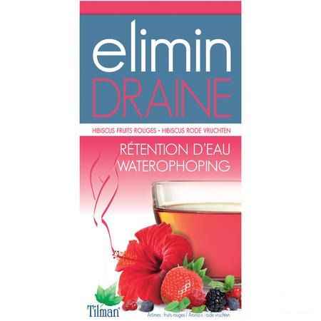 Elimin Draine Rode Vruchten Tea-bags 20  -  Tilman