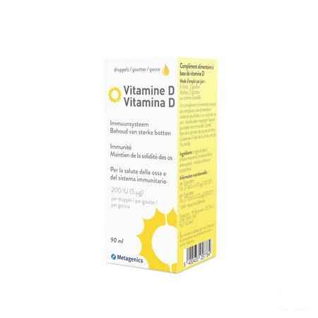 Vitamine D3 Liquid 90 ml 25778  -  Metagenics