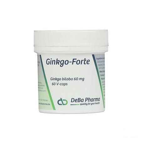 Ginkgo Forte Capsule 60x60 mg  -  Deba Pharma