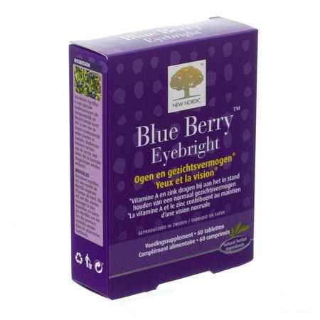 New Nordic Blue Berry Eyebright Comprimes 60  -  Ocebio