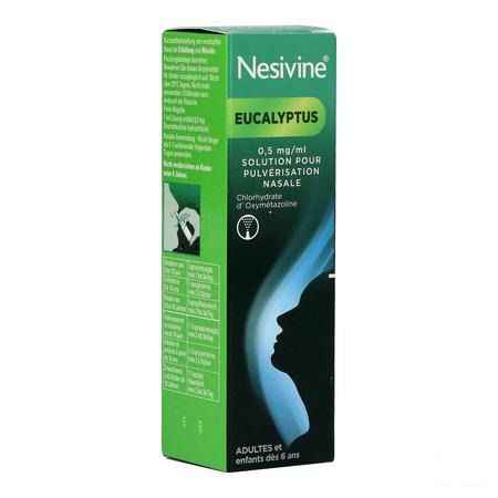 Nesivine Eucalyptus 0,5 mg/ml Pulv Nasal 15 ml 