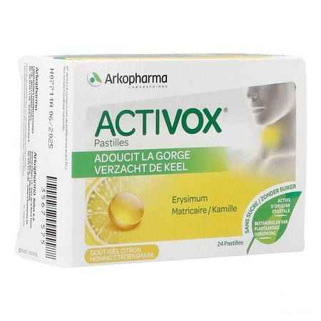 Activox Verzachtend Keel Honing Citroen Past 24  -  Arkopharma