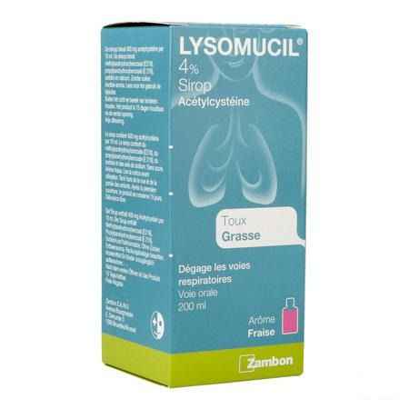 Lysomucil 4% Sirop 200 ml