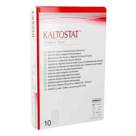 Kaltostat Verband 7,5x12,0cm Ster 10s  -  Convatec