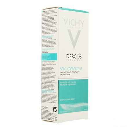 Vichy Dercos Sebo Correct. Vet Haar Shampoo 200 ml  -  Vichy