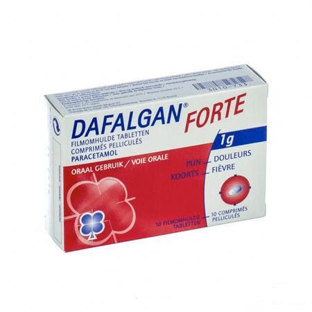 Dafalgan Forte Filmomhulde Tabletten 10 X 1000 mg