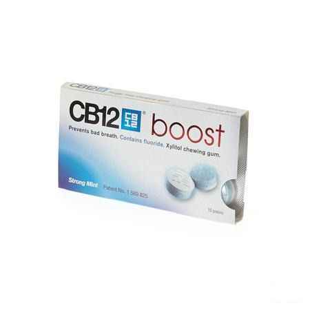 Cb12 Boost Chewing Gum Strong Mint sans sucre 10