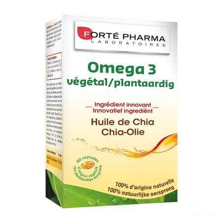 Omega 3 Plantaardig V-Capsule 60  -  Forte Pharma