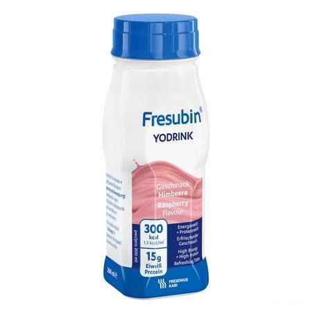 Fresubin Yodrink Framboise Easy Bottle 4x200 ml  -  Fresenius