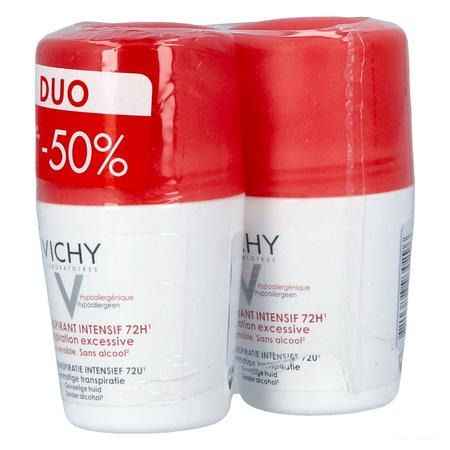 Vichy Deo Transp. Exc Stress Resist Rol Duo 2x50 ml  -  Vichy