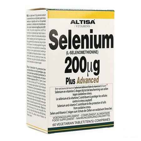 Altisa Selenium 200mcg Plus Advanced Tabletten 60  -  Dieximport
