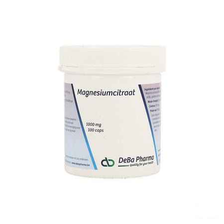 mg Citrate V-Capsule 100x1000 mg  -  Deba Pharma
