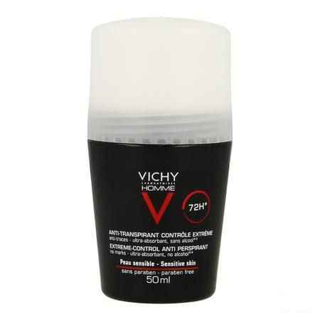 Vichy Homme Deo Anti transp. 72u Roller 50 ml  -  Vichy