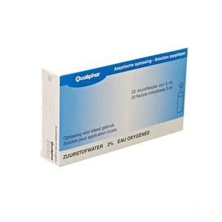 Eau Oxygenee Stabilisee 3% Unit Dose 20x5 ml