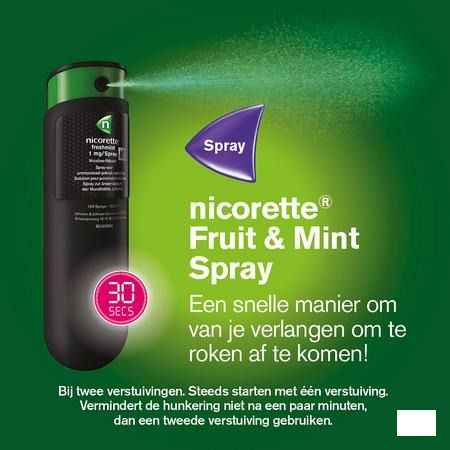 Nicorette Fruit & Mint 150 Dose Spray 2x