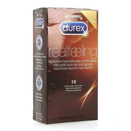 Durex Real Feeling Latex Free Condoms 10