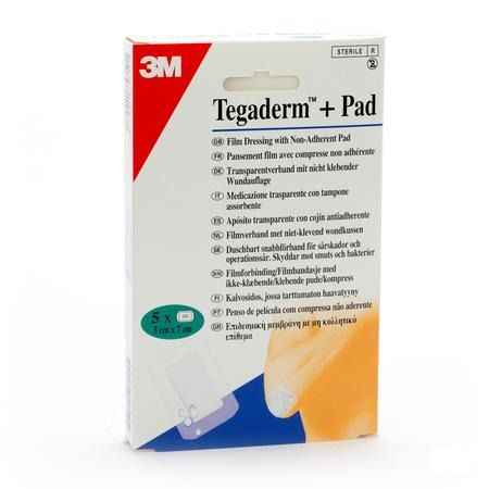 Tegaderm + Pad 3m Transp Steril 5cmx 7cm 5 3582p  -  3M