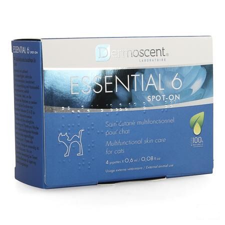 Essential 6 Spot-on Kat et 4x0,6 ml 