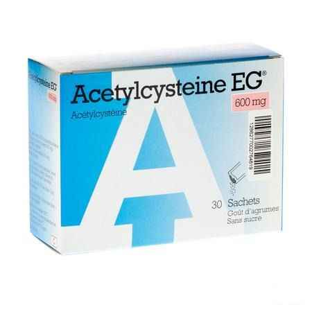 Acetylcysteine EG Zakjes 30x600 mg  -  EG