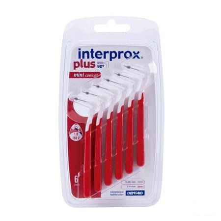 Interprox Plus Mini Conisch Rood Interd. 6 1360  -  Dentaid