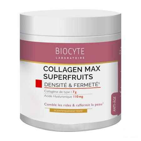 Biocyte Collagen Max Superfruits Poeder Pot 260 gr  -  Biocyte