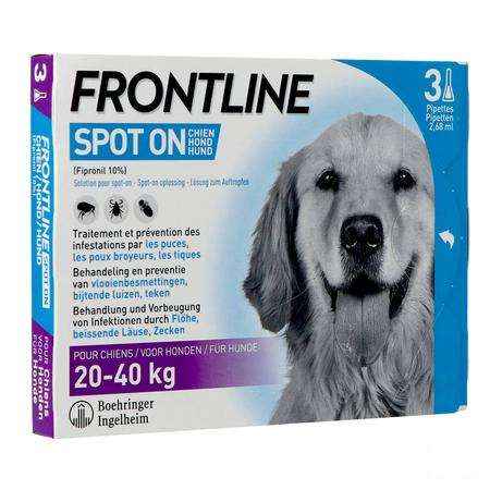 Frontline Spot On Hond 20-40kg et 3x2,68ml