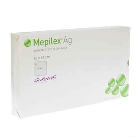 Mepilex Ag Verband Steriel 10,0x21,0cm 5 287221  -  Molnlycke Healthcare