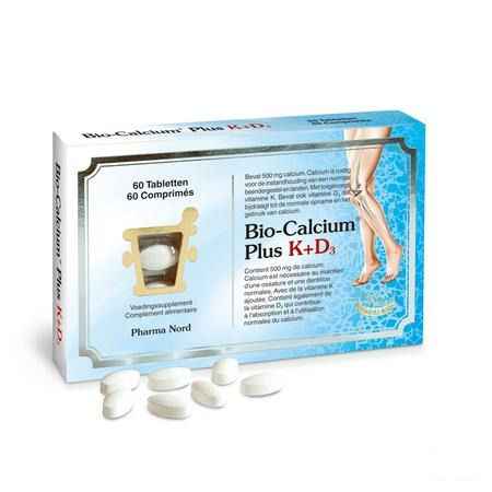 Bio-calcium Plus K + d3 Tabletten 60  -  Pharma Nord