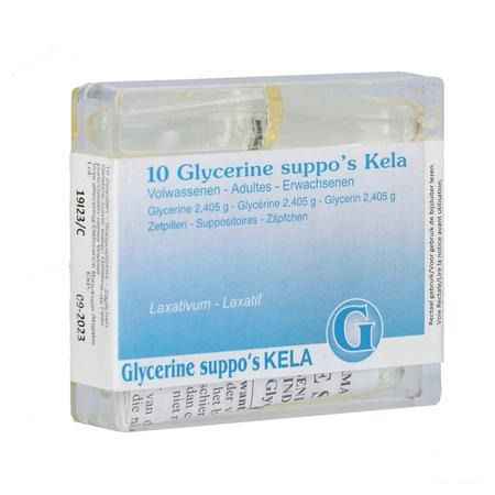 Glycerine Pharma Suppo Ad 10  -  Kela Pharma
