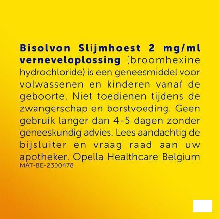 Bisolvon Solution Inhal 1x100 ml 2 mg/ml