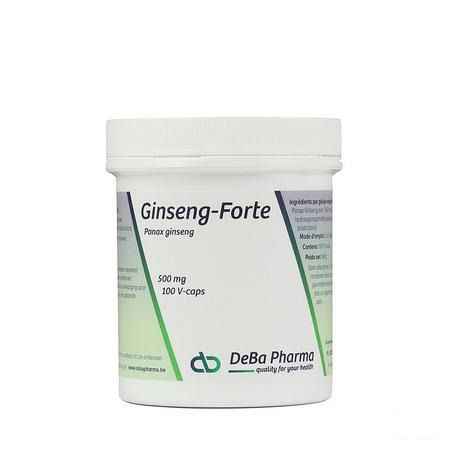 Ginseng Forte Comprimes 100x500 mg  -  Deba Pharma