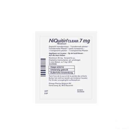 Niquitin Clear Patches 14 X 7mg