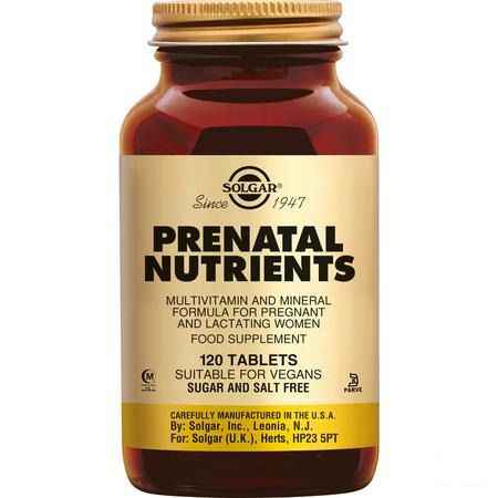 Solgar Prenatal Nutrients Comprimes 120  -  Solgar Vitamins