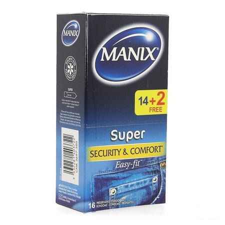 Manix Super Condoms 14 +2
