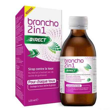 Bronchostop Bronchodirect Cough Syrup 120 ml  -  Perrigo