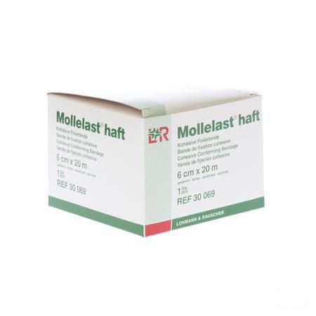 Mollelast Haft Bande Elast Adhesive 6cmx20m 30069  -  Lohmann & Rauscher