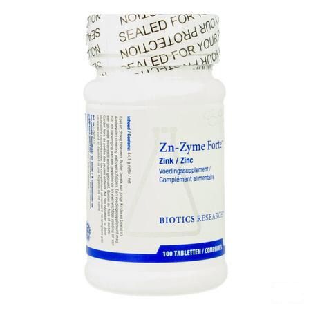 Biotics Zn-Zyme Forte 100 tabletten  -  Energetica Natura