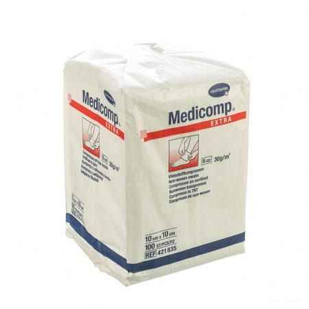 Medicomp 10x10cm 6pl. N.st. 100 P/s  -  Hartmann