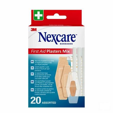 Nexcare First Aid Plasters Mix 20  -  3M