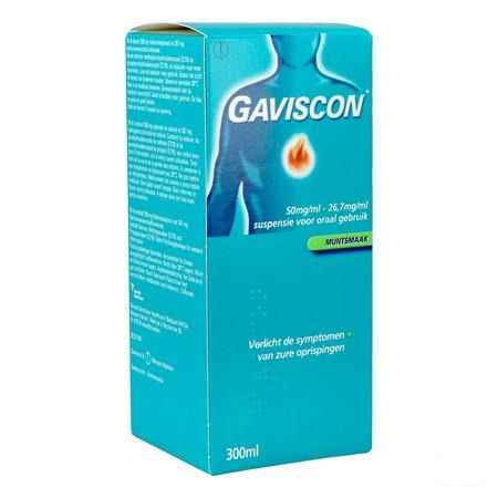 Gaviscon Menthe Munt Suspension Buvable 300 ml
