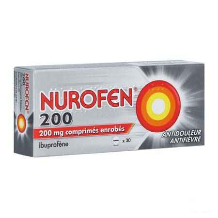 Nurofen Comprimes Enrob. 30 X 200 mg