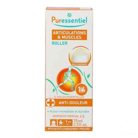 Puressentiel Gewrichten Roller 14 Essentiele Olie 75 ml  -  Puressentiel