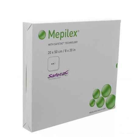 Mepilex Schuimverb Sil Abs Ster 20x50cm 2 294500  -  Molnlycke Healthcare