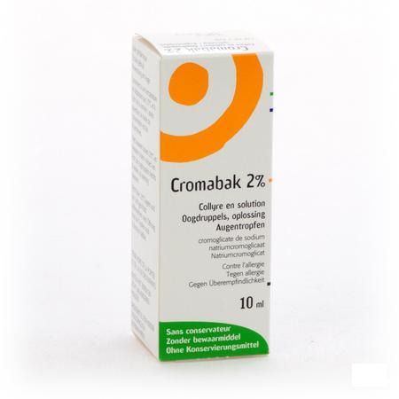 Cromabak Collyre 2% 10 ml 
